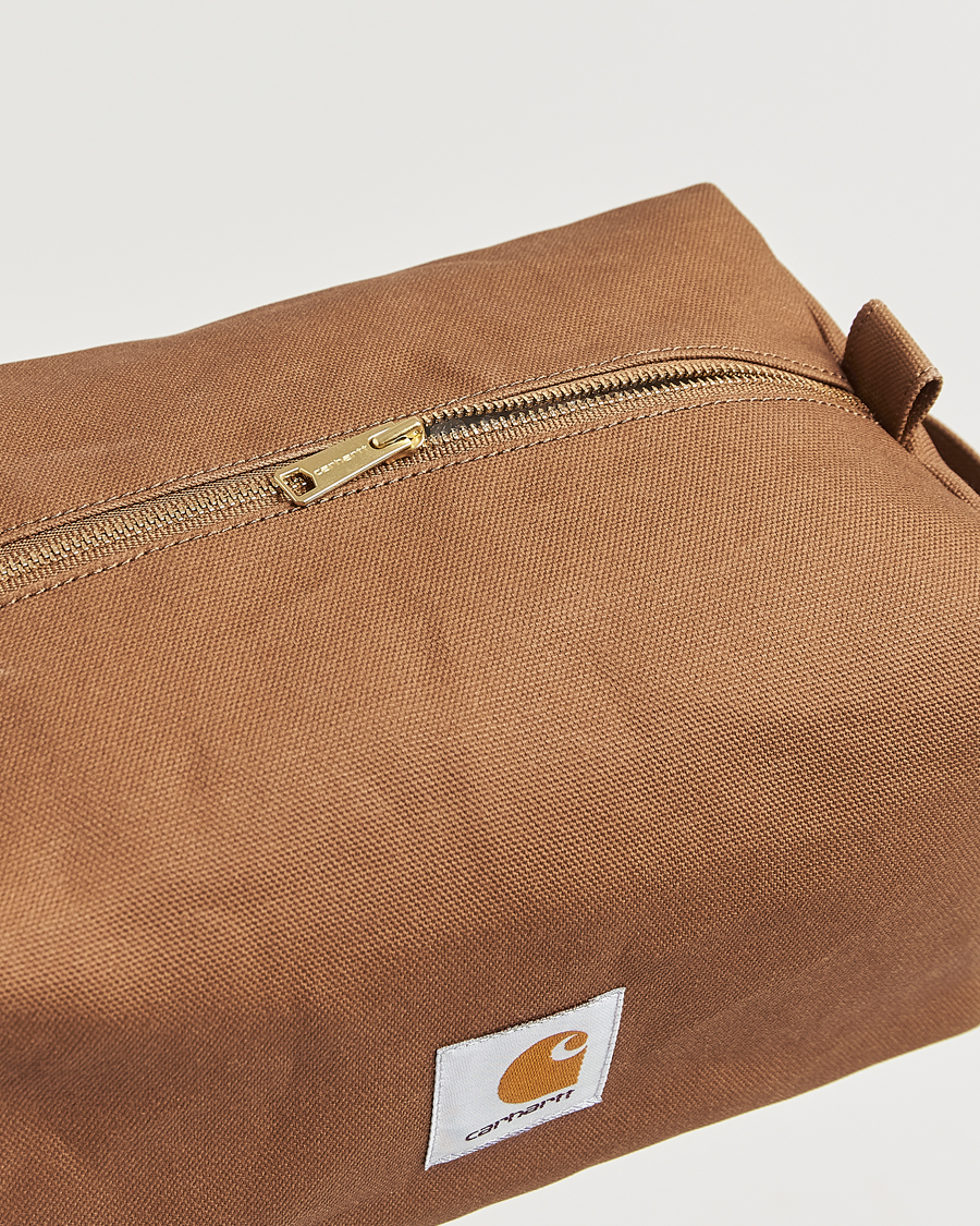 Mies | Carhartt WIP Canvas Washbag Hamilton Brown | Carhartt WIP | Canvas Washbag Hamilton Brown