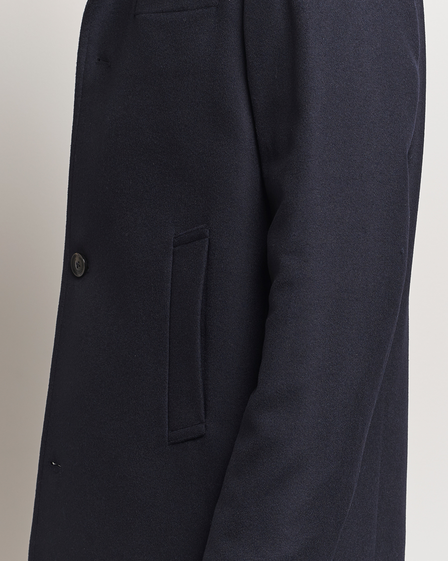 Mies | Takit | J.Lindeberg | Jesse Melton Cashmere Coat Navy