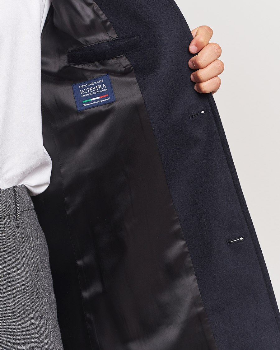 Mies | Takit | J.Lindeberg | Jesse Melton Cashmere Coat Navy