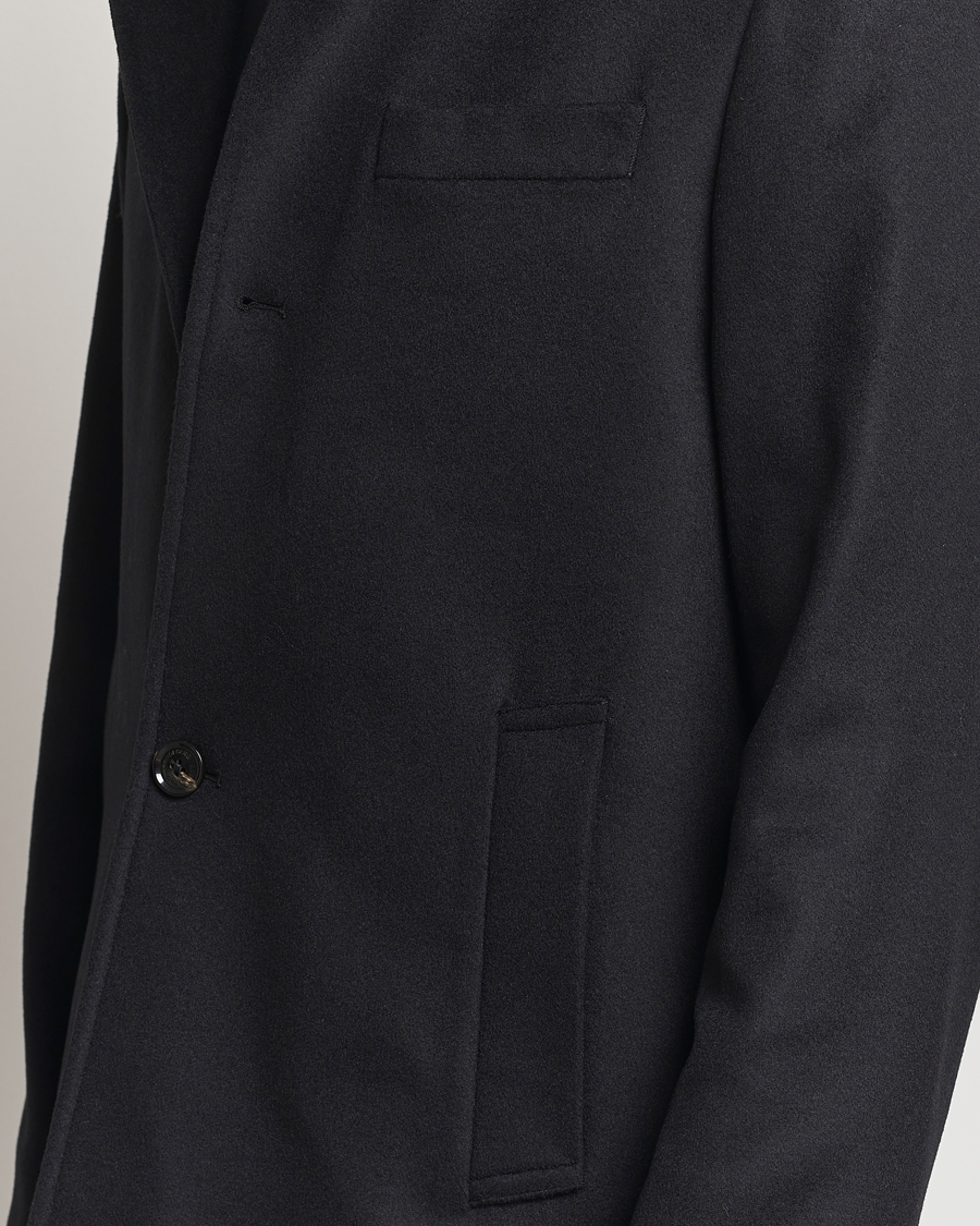 Mies | Takit | J.Lindeberg | Jesse Melton Cashmere Coat Black