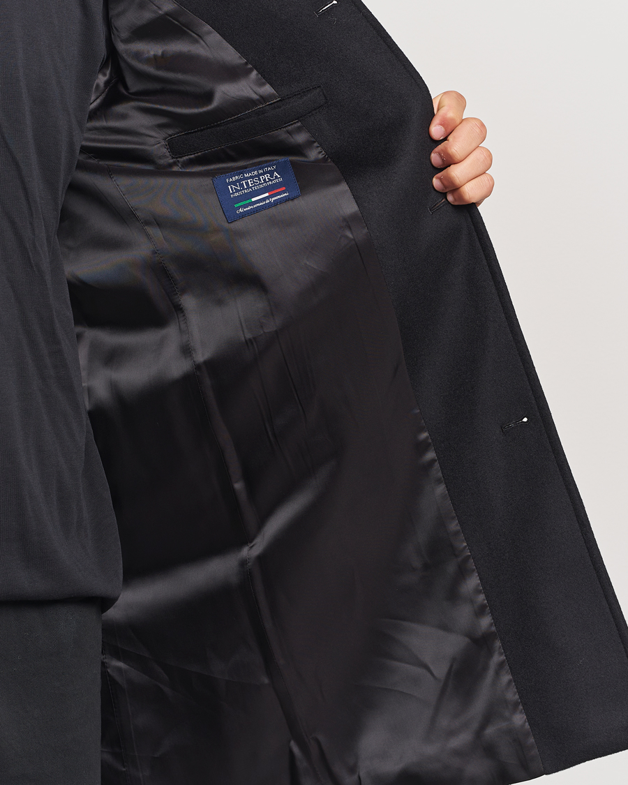 Mies | Takit | J.Lindeberg | Jesse Melton Cashmere Coat Black