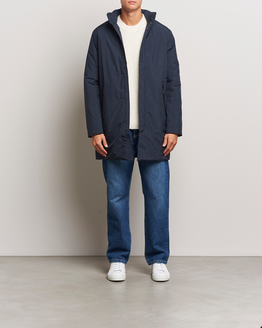 Mies | Takit | J.Lindeberg | Hollis Tech Coat Navy
