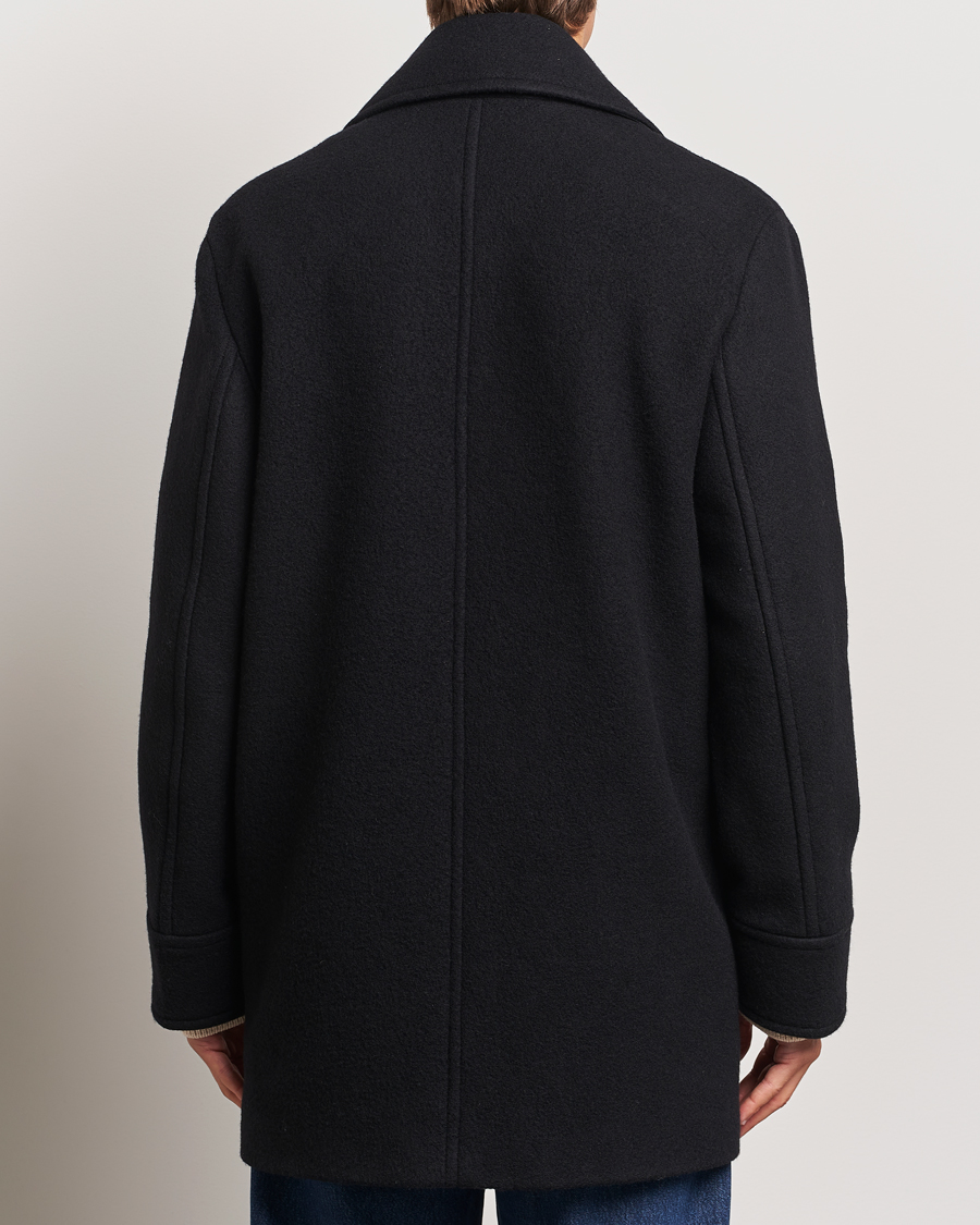 Mies | Takit | J.Lindeberg | Arno Double Breasted Coat Black