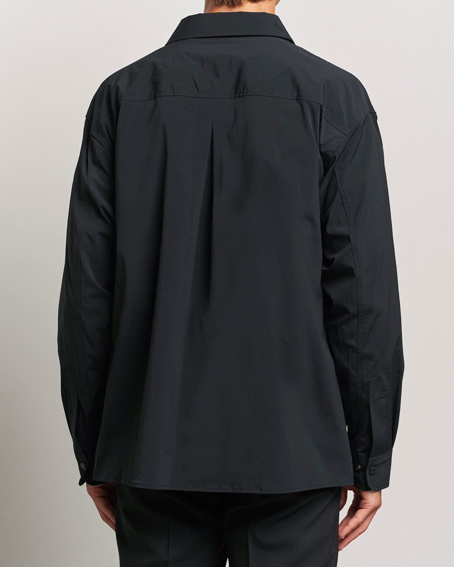 Mies | Kauluspaidat | J.Lindeberg | Howard Tech Press Stud Shirt Black