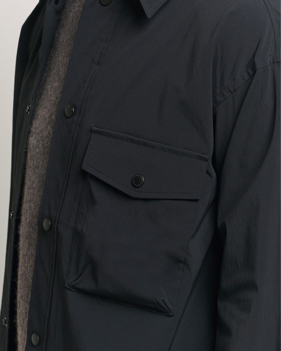 Mies | Kauluspaidat | J.Lindeberg | Howard Tech Press Stud Shirt Black