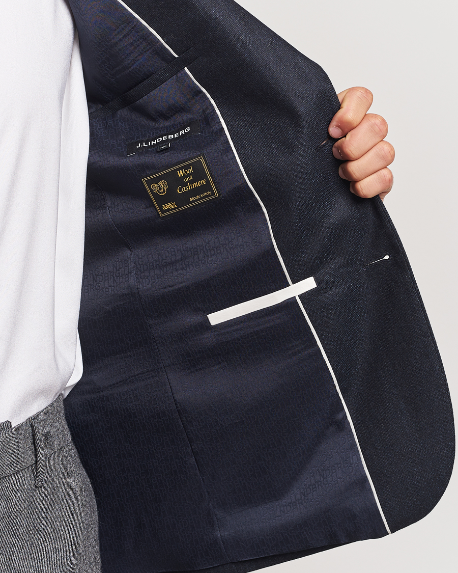 Mies | Pikkutakit | J.Lindeberg | Elton Unlined Cash Stretch Flannel Blazer Navy