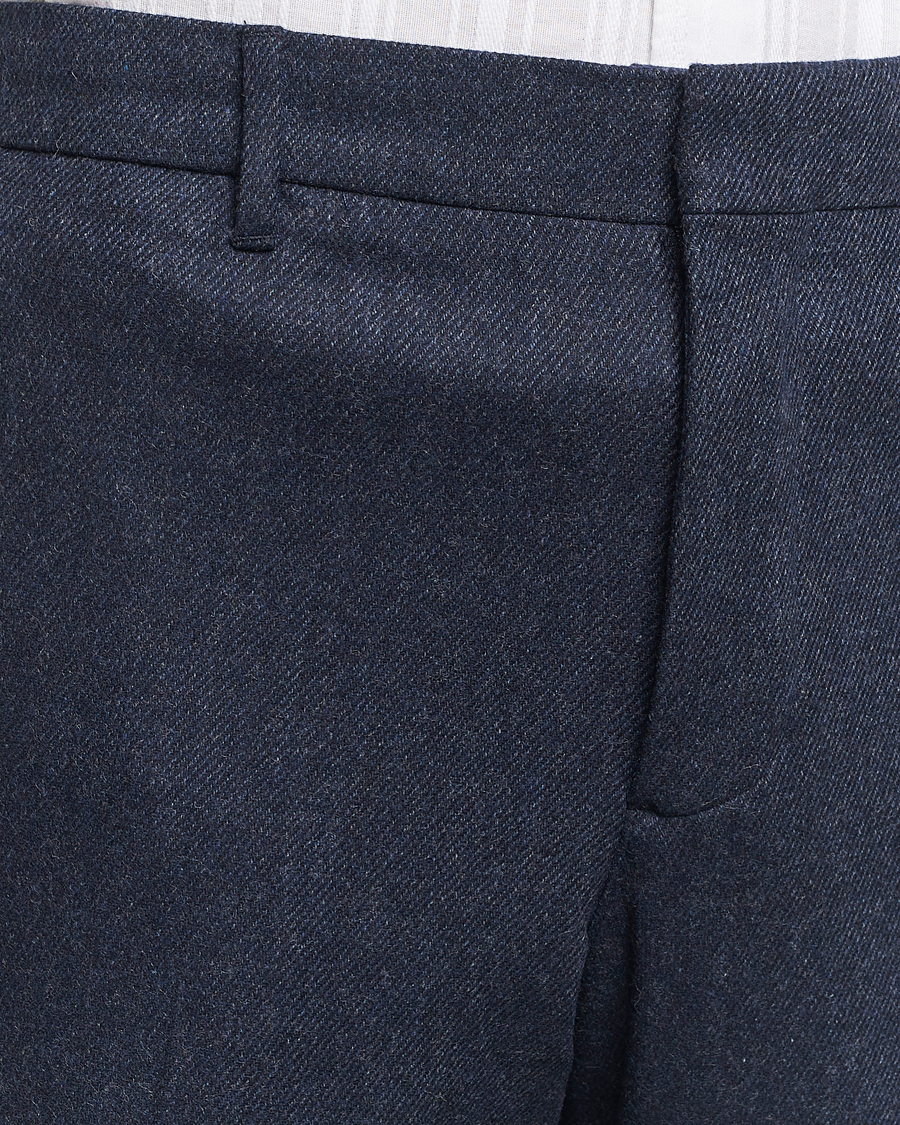 Mies | Housut | J.Lindeberg | Soren Twill Cash Flannel Pants Navy