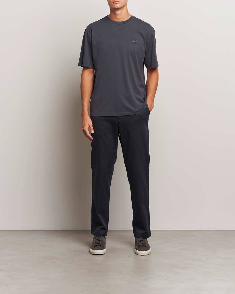 Mies | Housut | J.Lindeberg | Lois Flannel Twill Pants Dark Grey