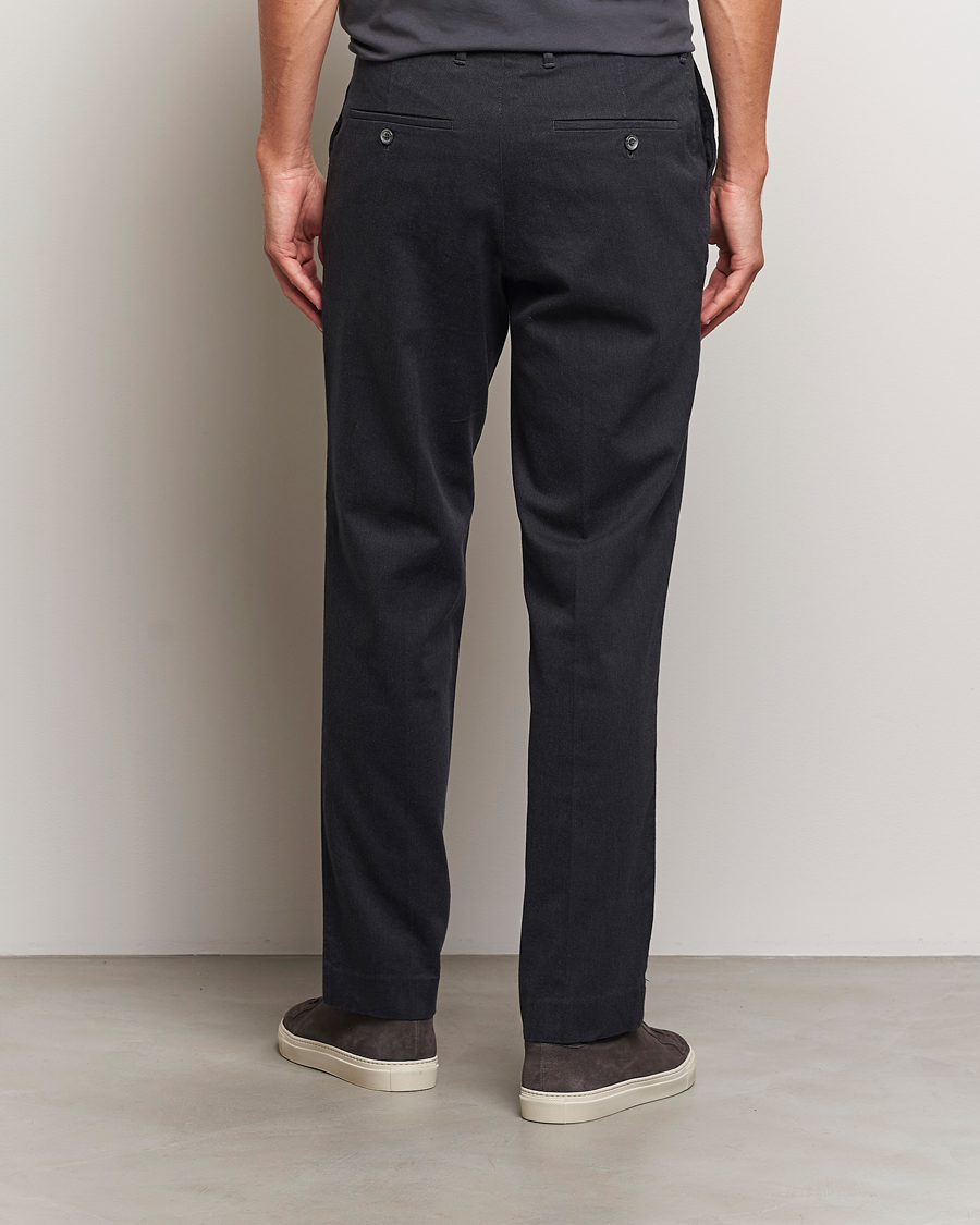 Mies | Housut | J.Lindeberg | Lois Flannel Twill Pants Dark Grey
