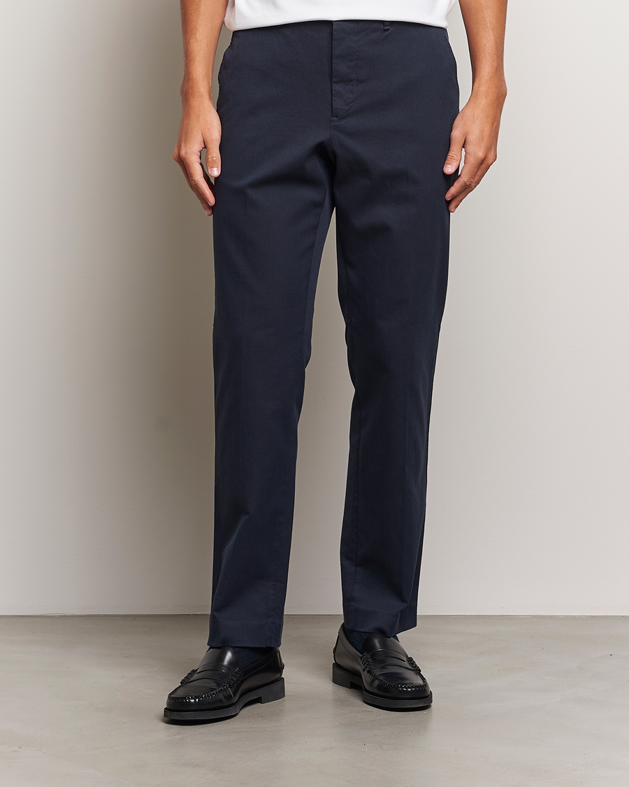 Mies | Housut | J.Lindeberg | Lois Flannel Twill Pants Navy