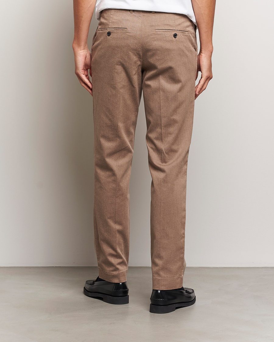 Mies | Housut | J.Lindeberg | Lois Flannel Twill Pants Tiger Brown