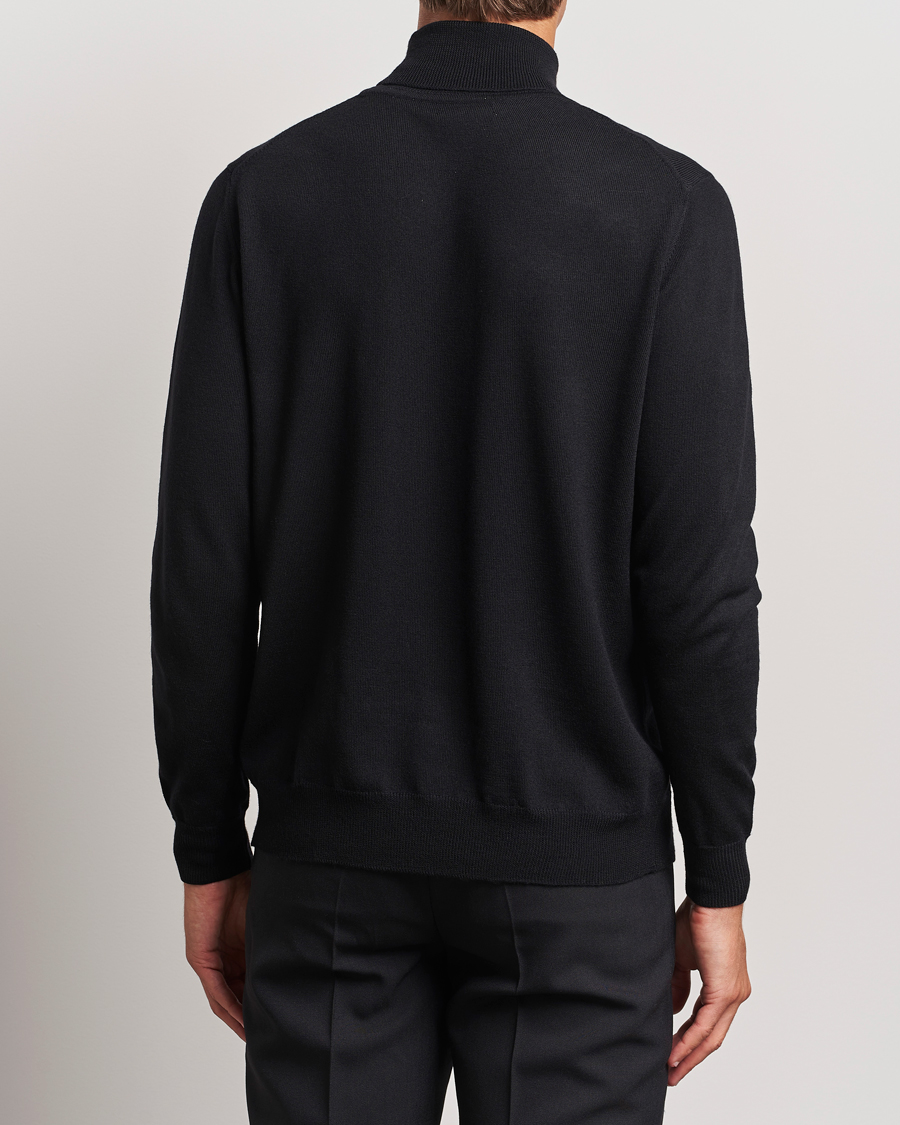 Mies | Puserot | J.Lindeberg | Kaden Merino Turtleneck Black