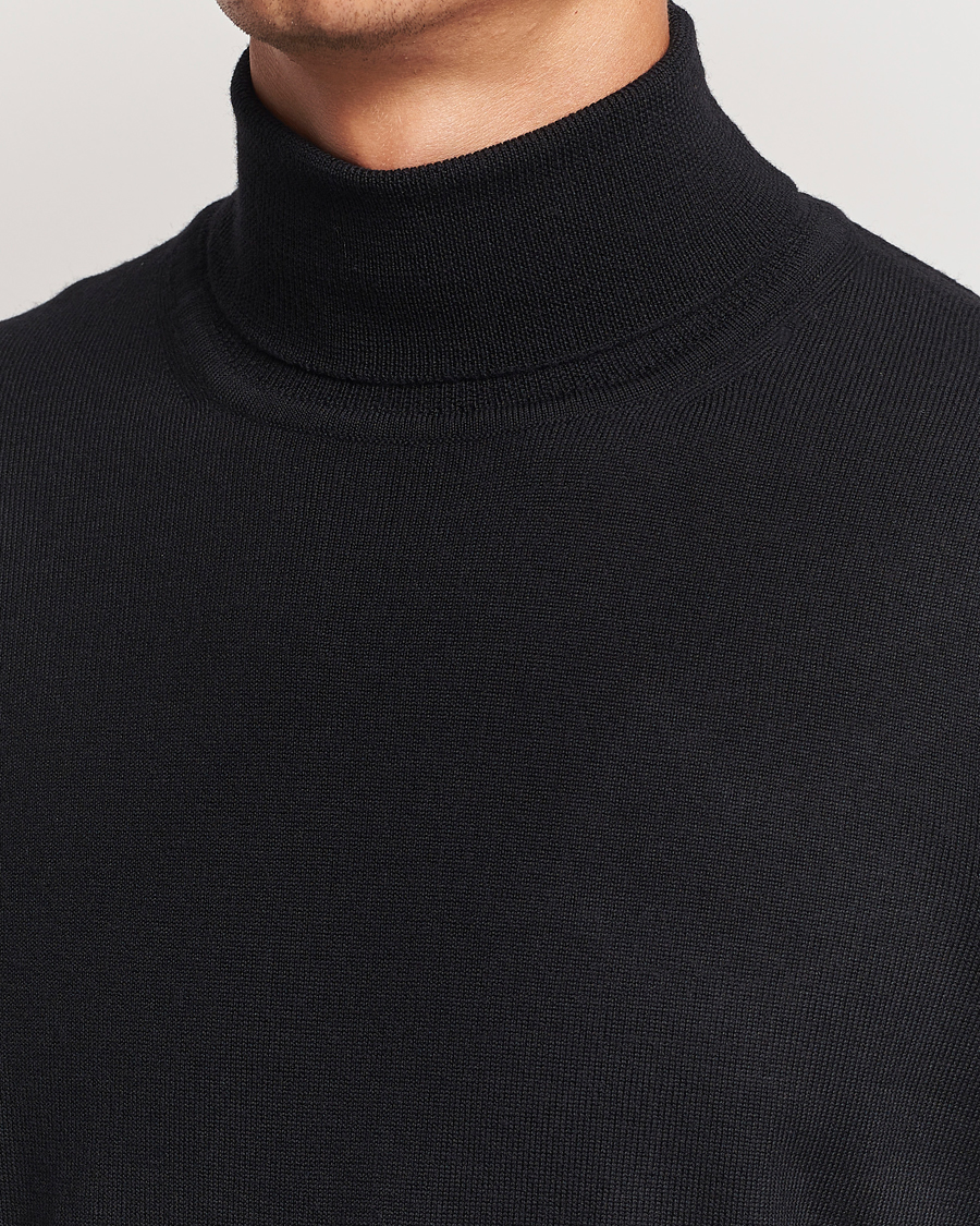 Mies | Puserot | J.Lindeberg | Kaden Merino Turtleneck Black