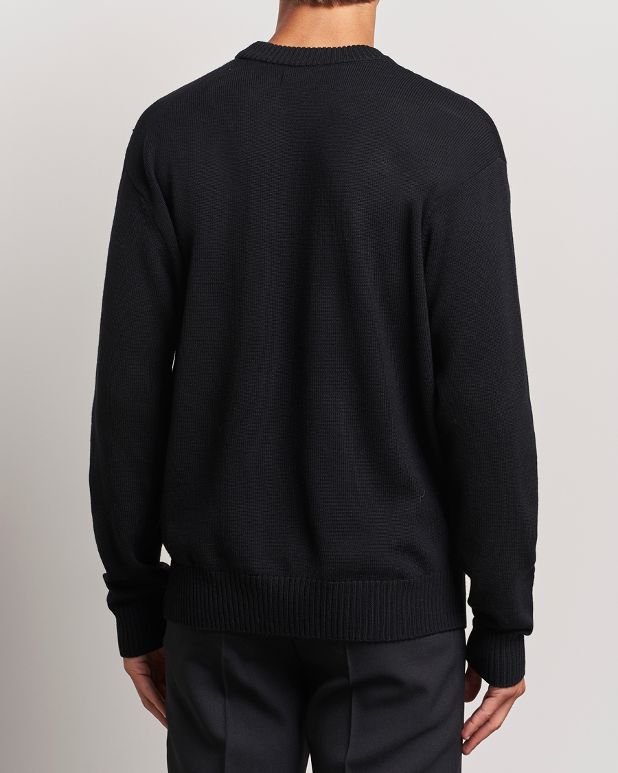 Mies | Puserot | J.Lindeberg | Kino Merino Crew Neck Black