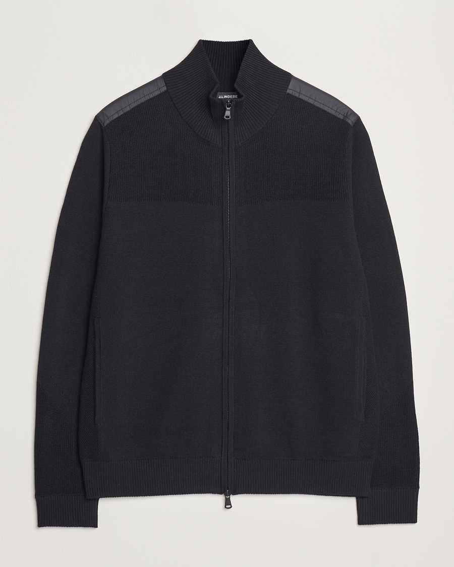 Mies | Puserot | J.Lindeberg | Marty Hybrid Jacket Black