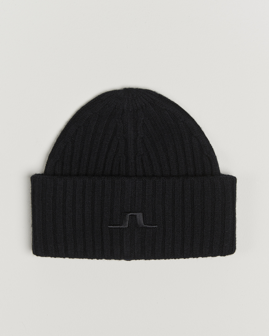 Mies | J.Lindeberg Jive Wool Beanie Black | J.Lindeberg | Jive Wool Beanie Black