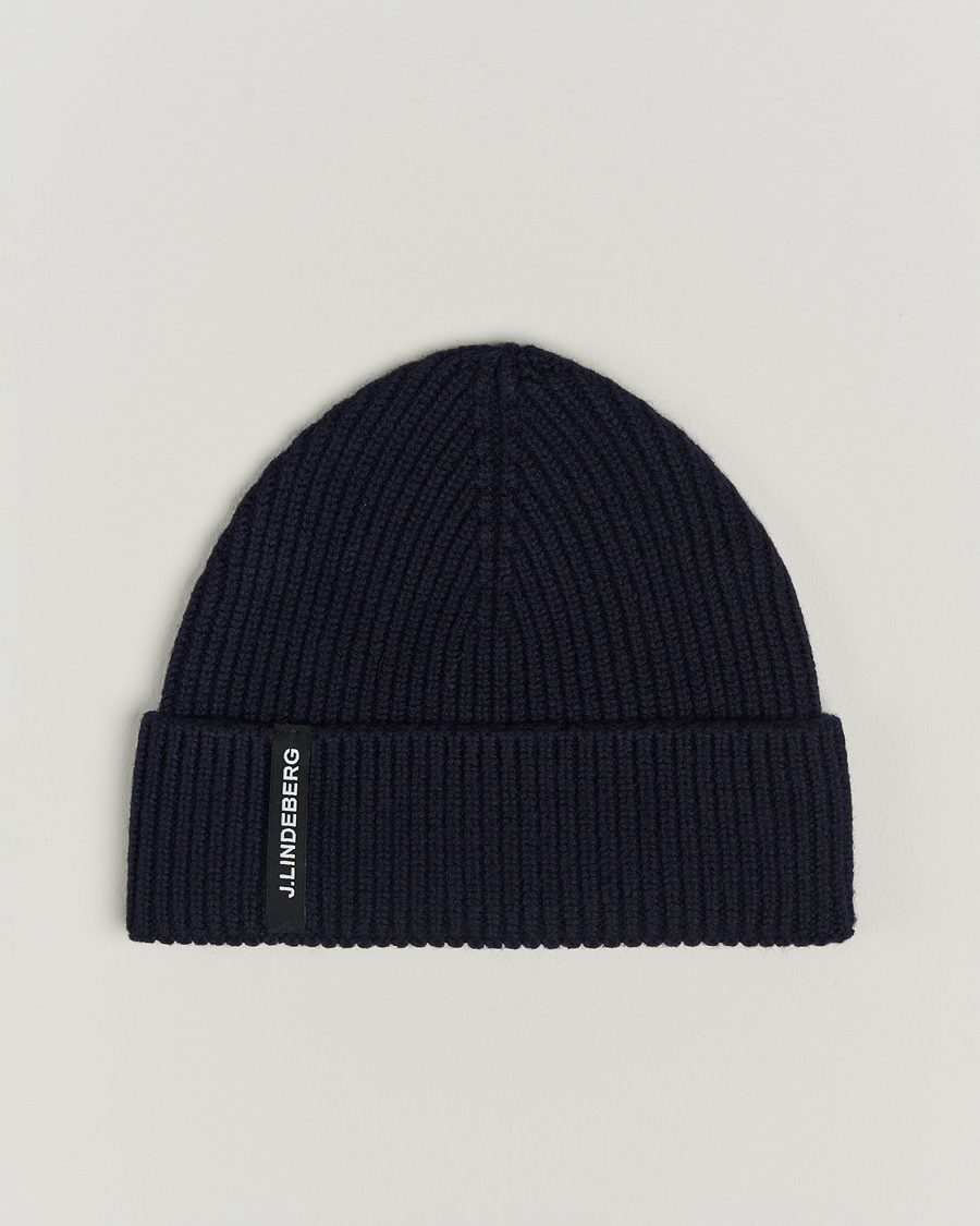 Mies | J.Lindeberg Juan Merino Beanie Navy | J.Lindeberg | Juan Merino Beanie Navy