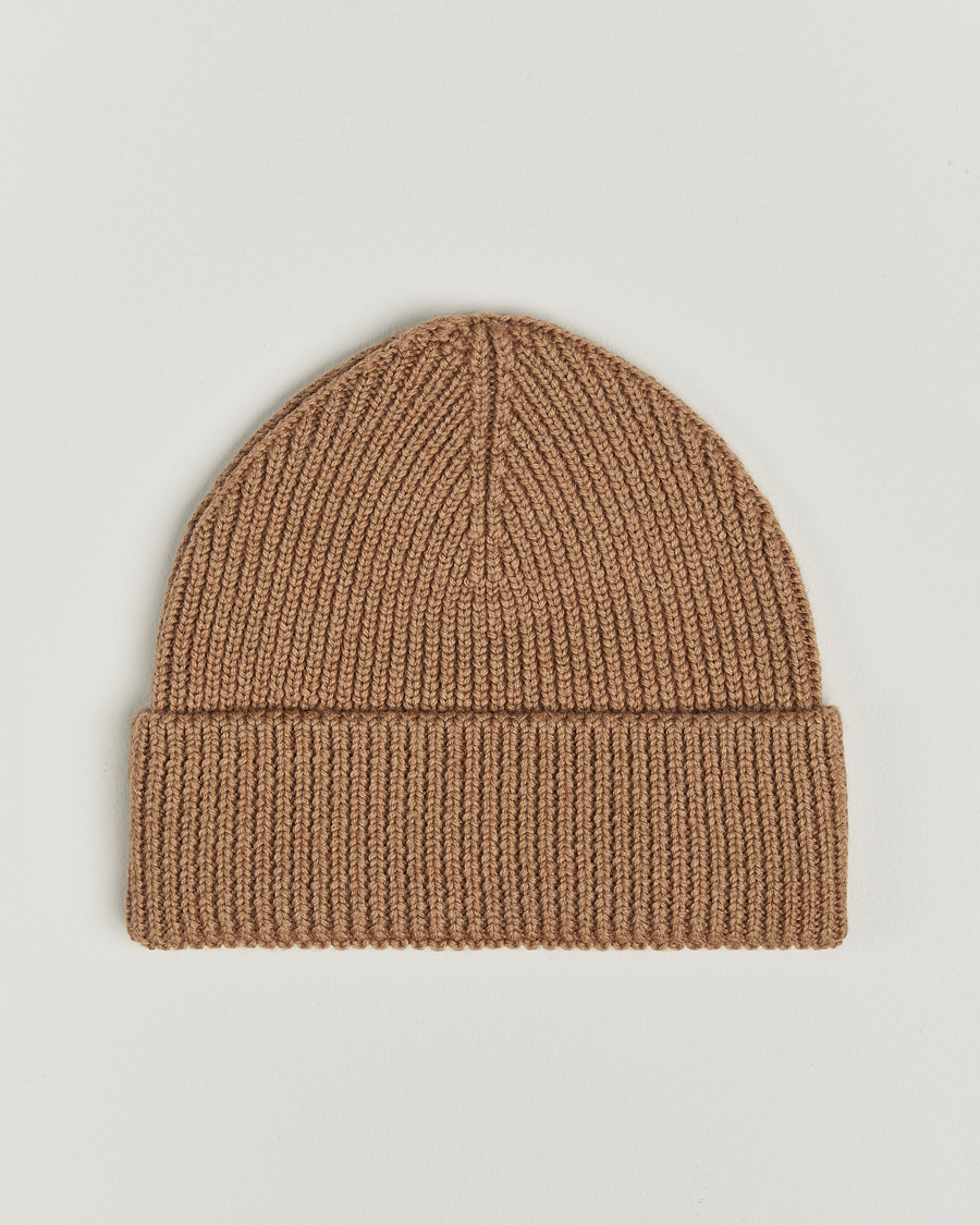 Mies | J.Lindeberg Juan Merino Beanie Tiger Brown | J.Lindeberg | Juan Merino Beanie Tiger Brown
