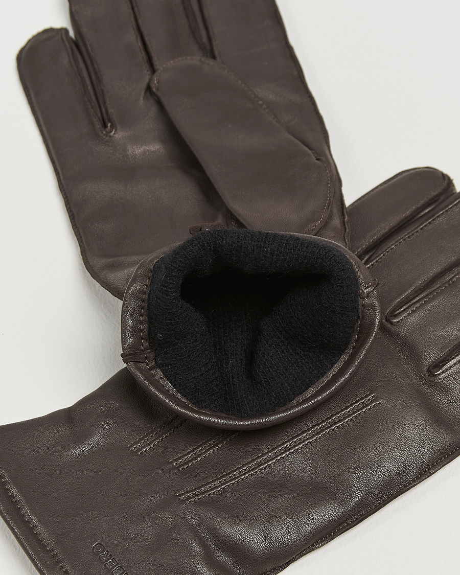 Mies | J.Lindeberg Milo Leather Glove Mole | J.Lindeberg | Milo Leather Glove Mole