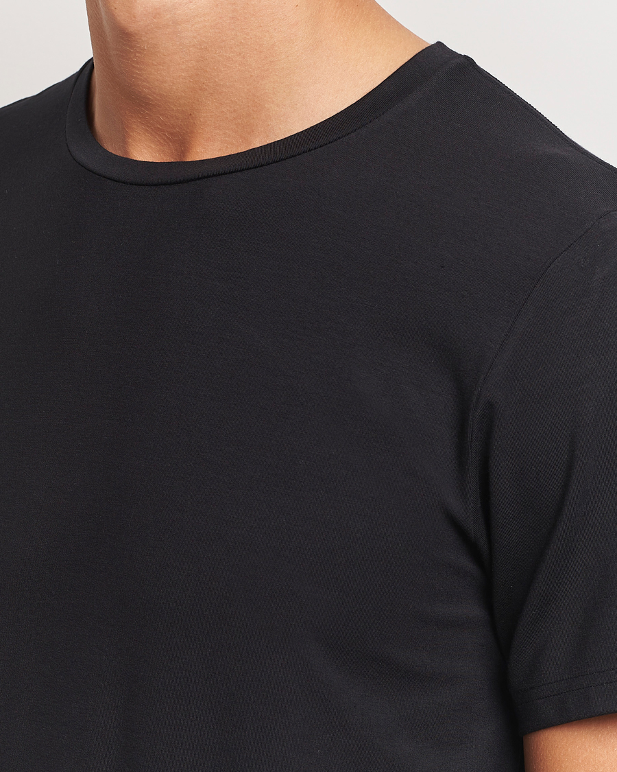 Mies | T-paidat | Bread & Boxers | Tencel Crew Neck T-Shirt Black