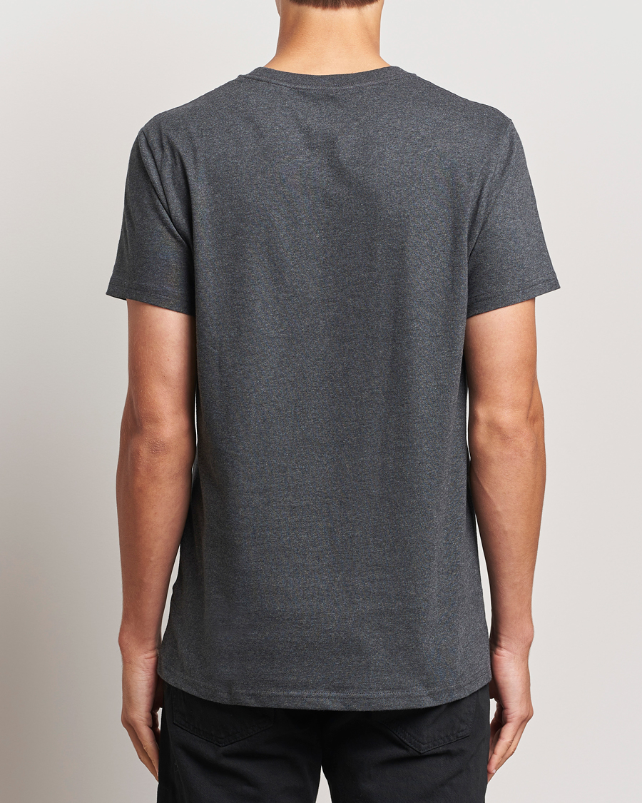 Mies | T-paidat | Bread & Boxers | Heavy Cotton Crew Neck T-Shirt Dark Grey Melange