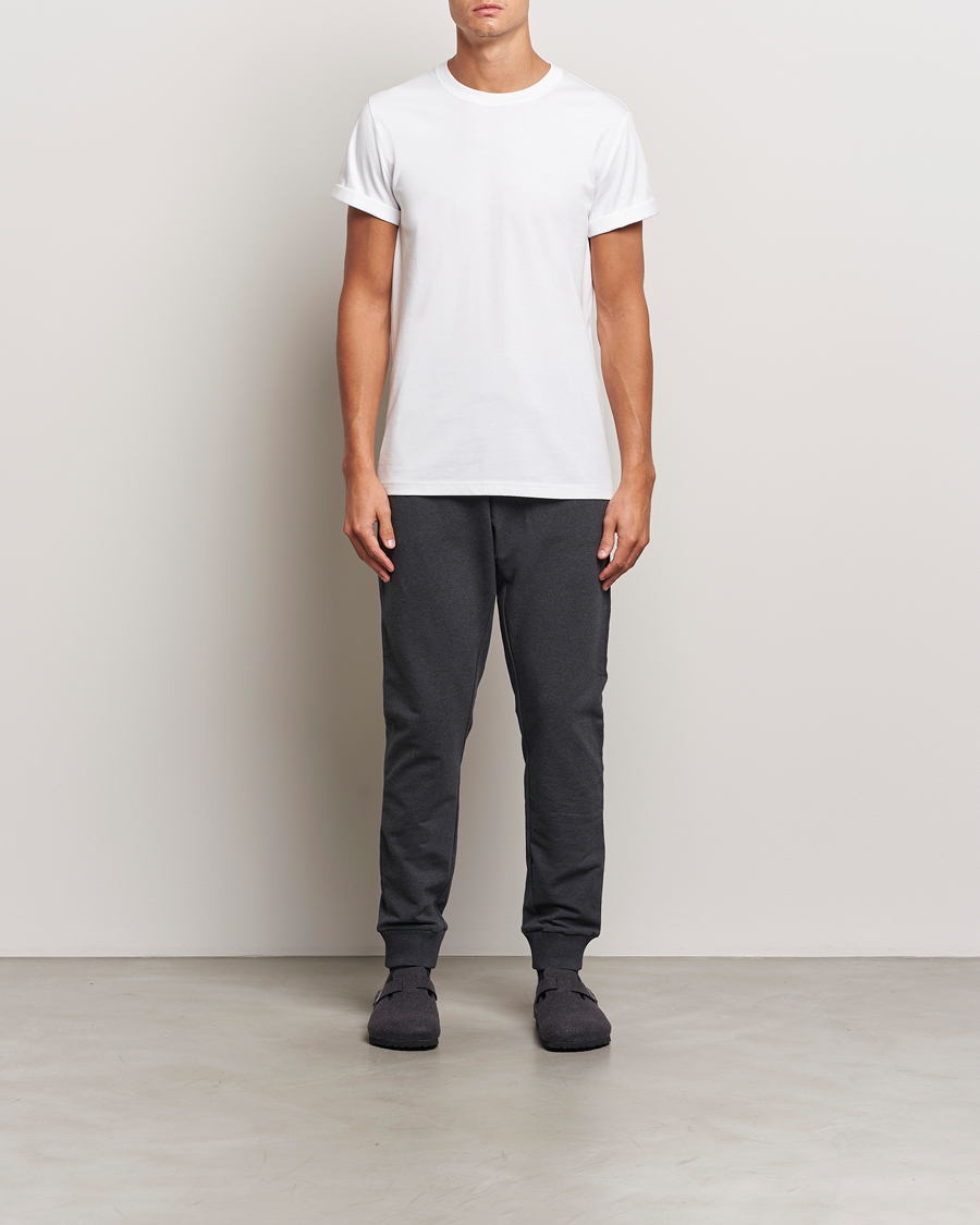 Mies | T-paidat | Bread & Boxers | Roll-Up Crew Neck T-Shirt White