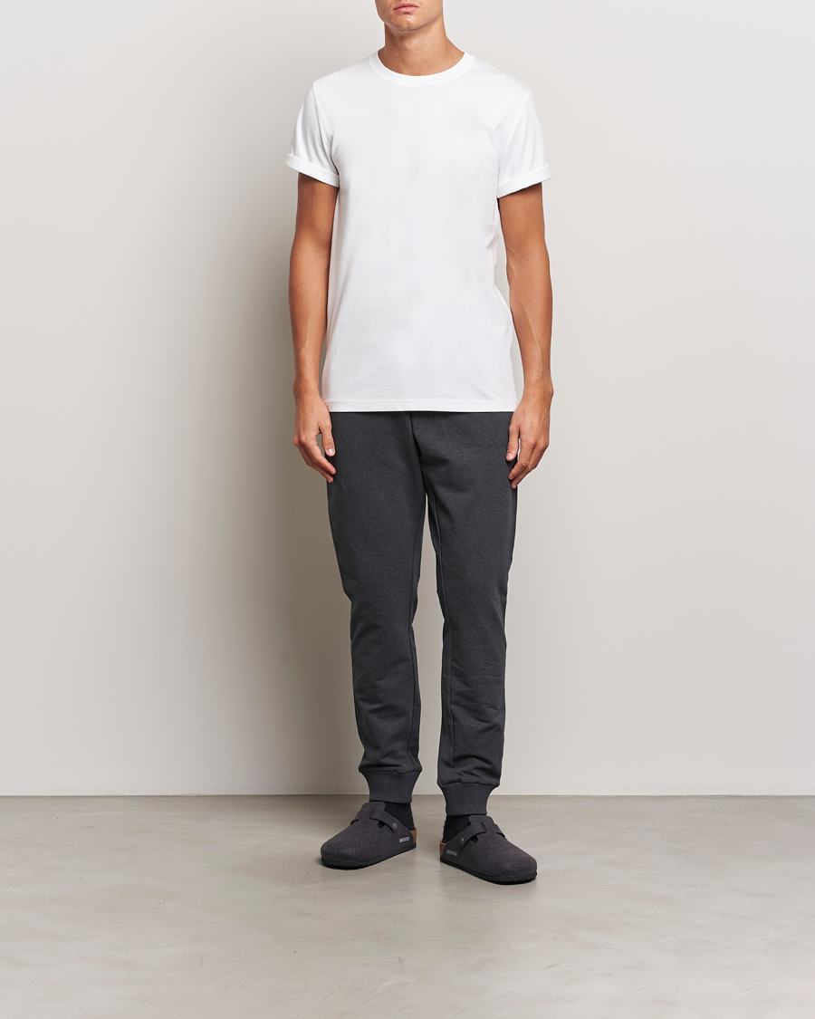 Mies | Housut | Bread & Boxers | Loungewear Pants Dark Grey Melange