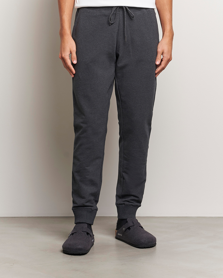 Mies | Housut | Bread & Boxers | Loungewear Pants Dark Grey Melange