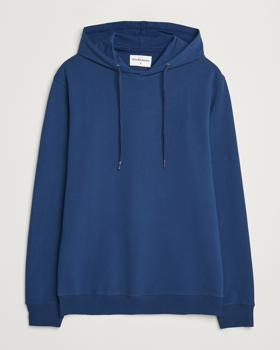 Mies | Puserot | Bread & Boxers | Loungewear Hoodie Ink Blue