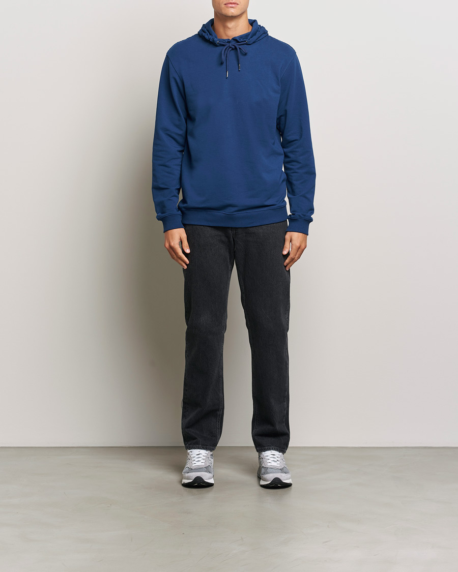 Mies | Puserot | Bread & Boxers | Loungewear Hoodie Ink Blue