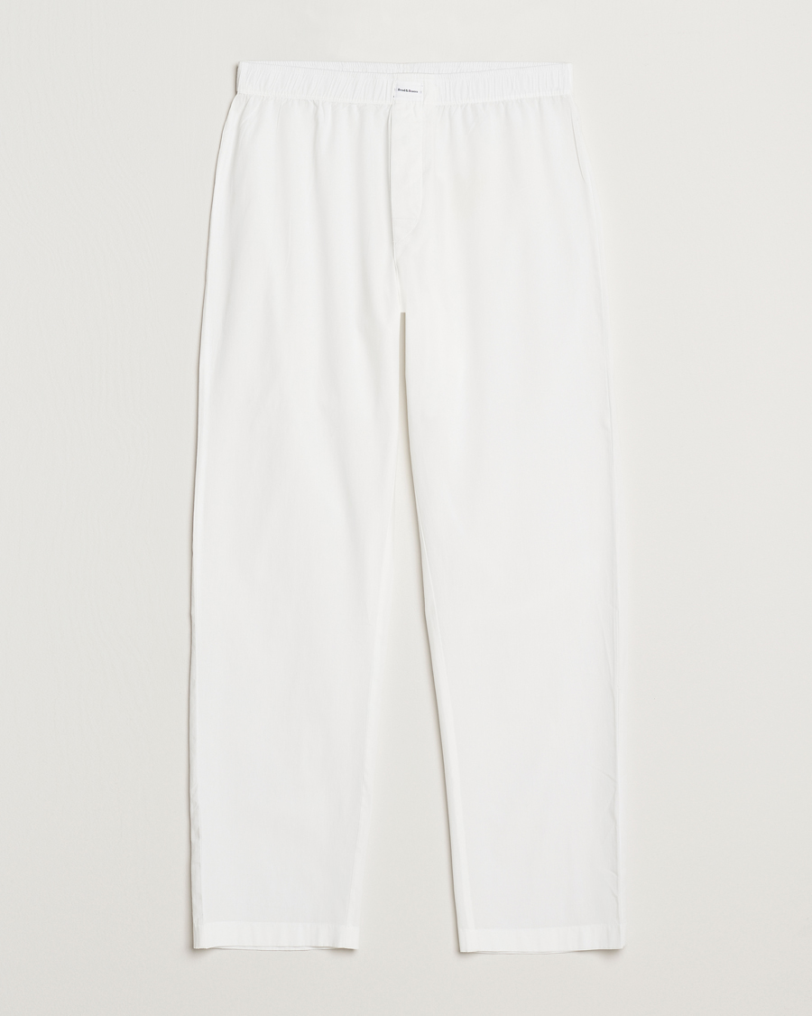 Mies | Yöpuvut ja kylpytakit | Bread & Boxers | Woven Pyjama Pant White