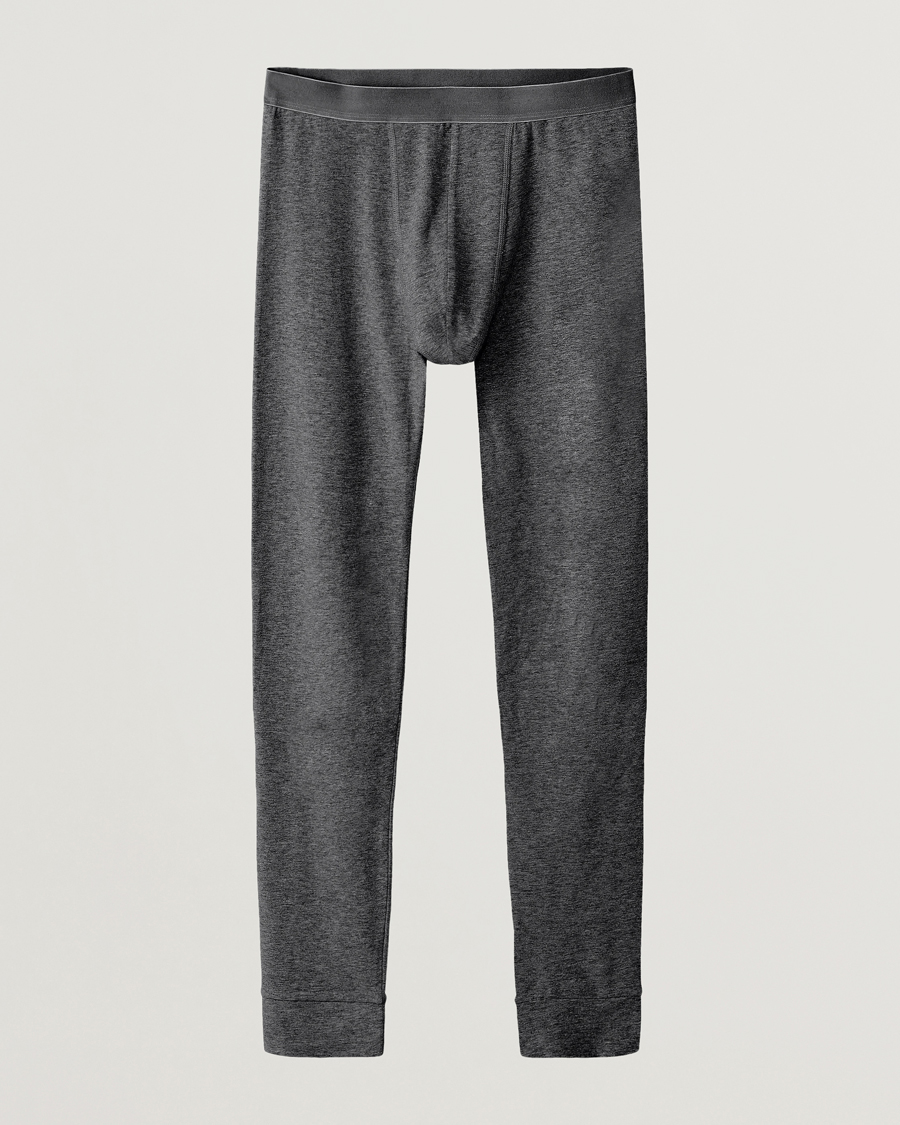 Mies | Alusvaatteet | Bread & Boxers | Long Johns Dark Grey Melange