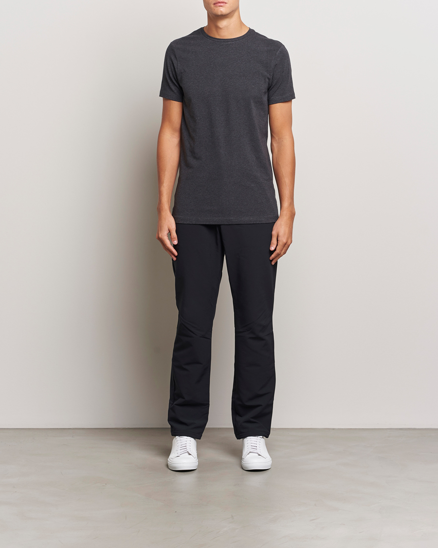 Mies | T-paidat | Bread & Boxers | 2-Pack Crew Neck T-Shirt Dark Grey Melange