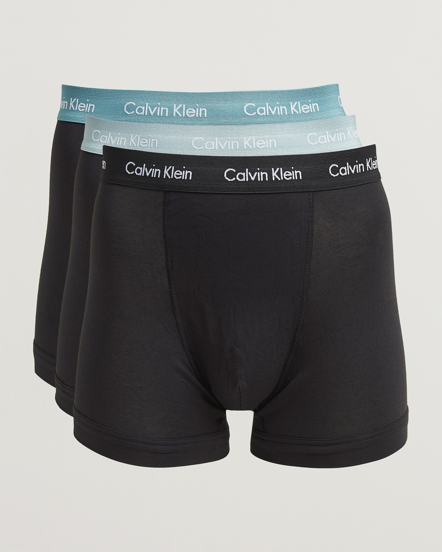 Mies | Alusvaatteet | Calvin Klein | Cotton Stretch 3-Pack Trunk Black