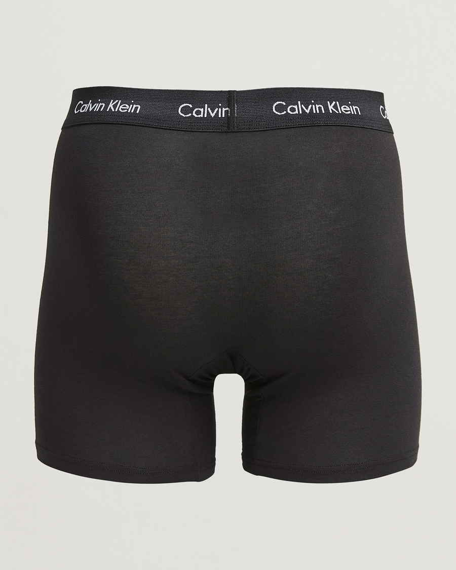 Mies | Alusvaatteet | Calvin Klein | Cotton Stretch 3-Pack Boxer Brief Black