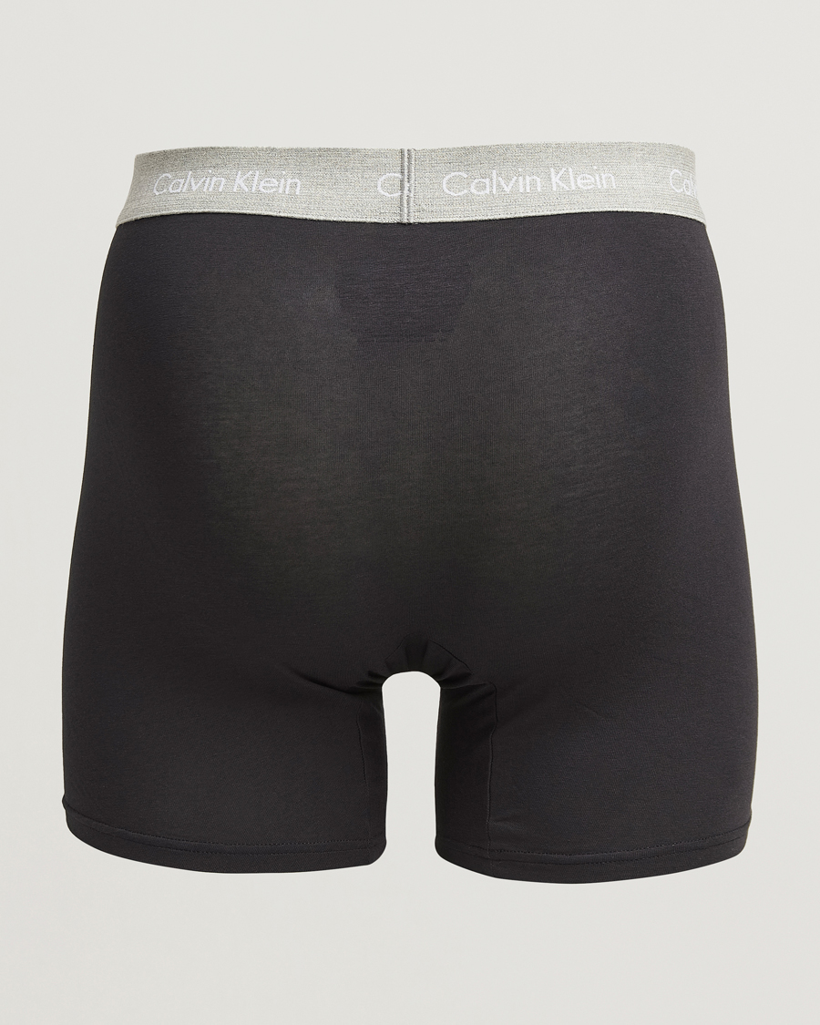 Mies | Alusvaatteet | Calvin Klein | Cotton Stretch 3-Pack Boxer Brief Black