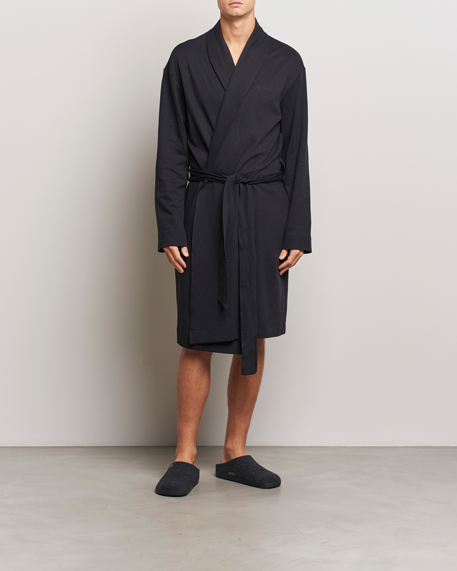 Mies | Yöpuvut ja kylpytakit | Calvin Klein | Cotton Robe Black