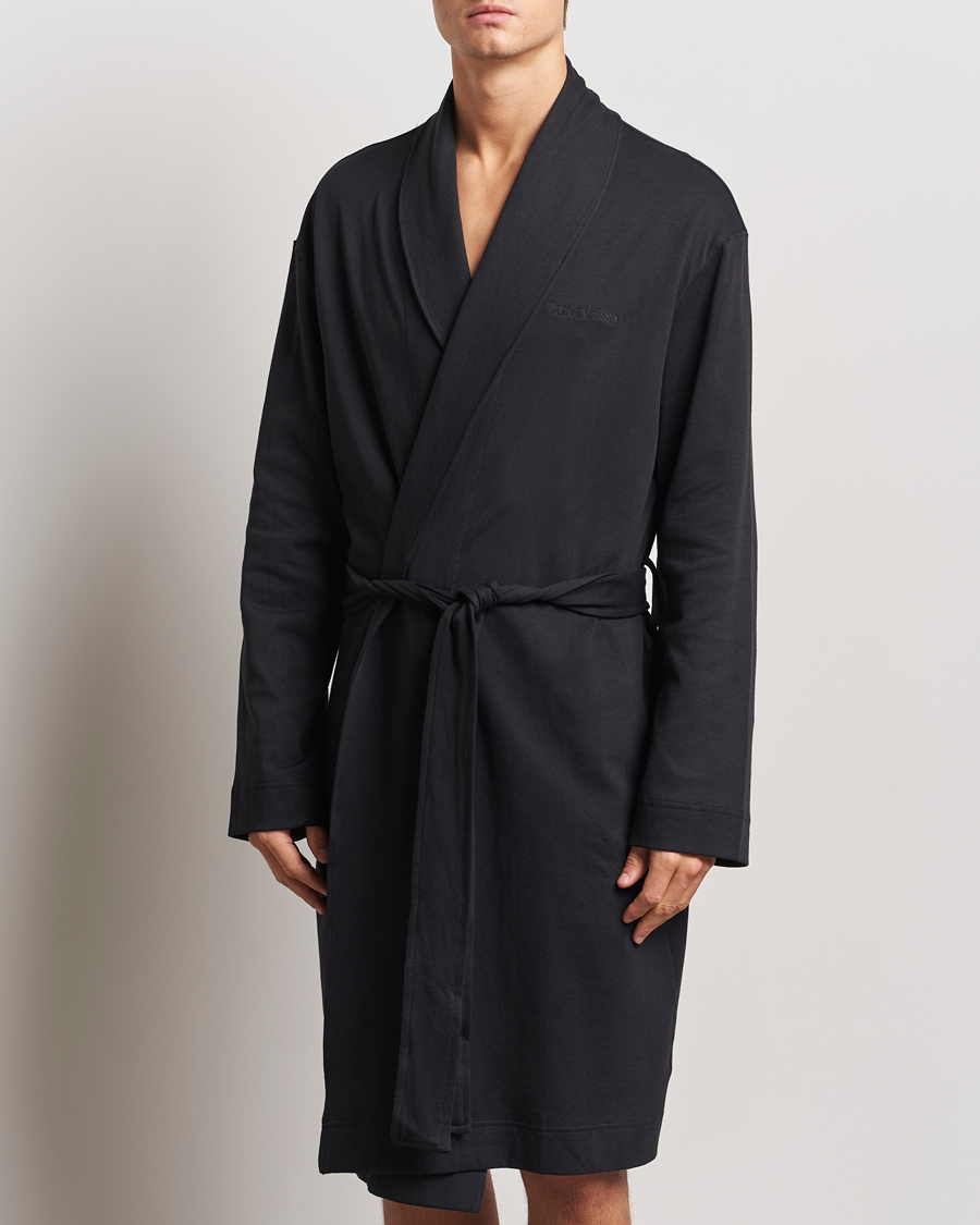 Mies | Yöpuvut ja kylpytakit | Calvin Klein | Cotton Robe Black