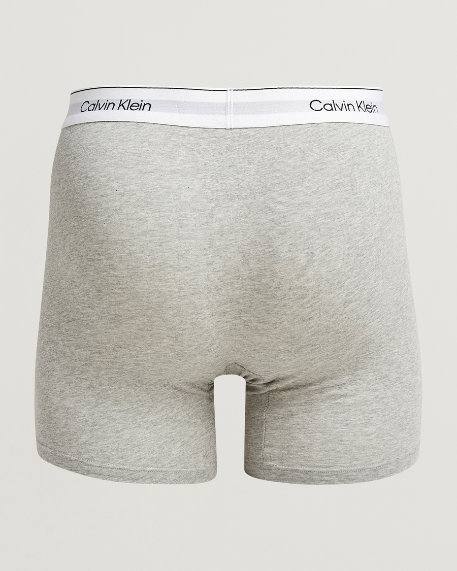 Mies | Alusvaatteet | Calvin Klein | 3-Pack Icon Cotton Stretch Boxer Brief Grey/Black/White