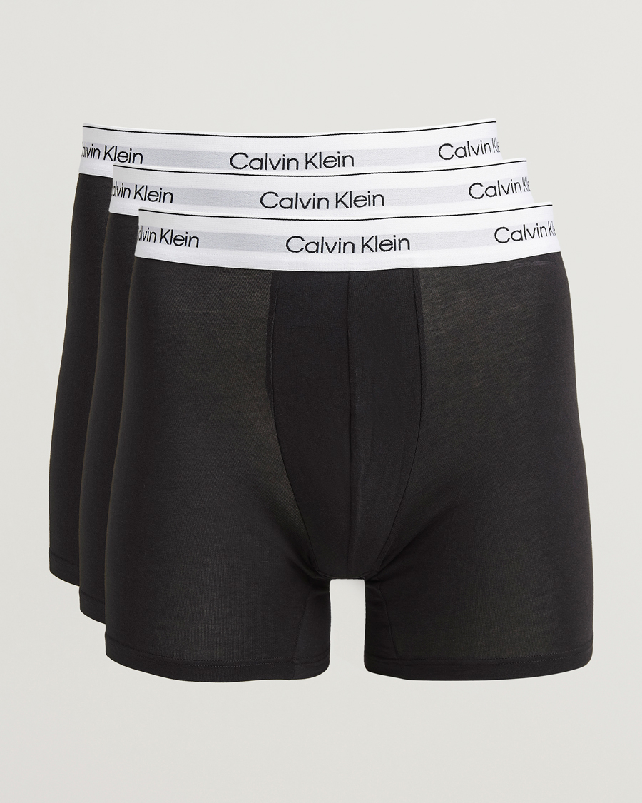 Mies | Alusvaatteet | Calvin Klein | 3-Pack Icon Cotton Stretch Boxer Brief Black