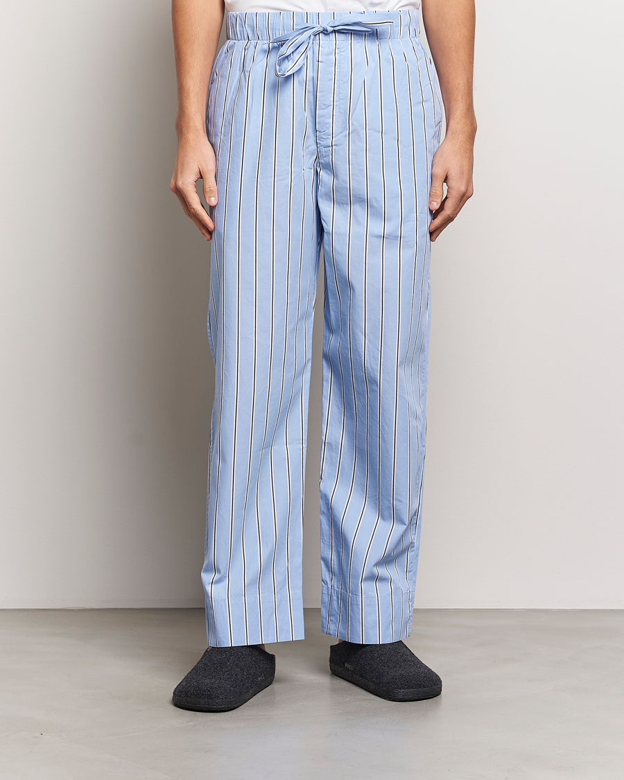 Mies | Yöpuvut ja kylpytakit | Tekla | Poplin Pyjama Pants Basset Stripes