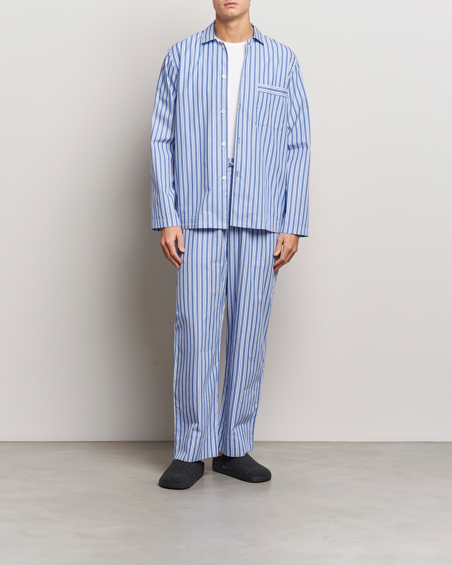 Mies | Yöpuvut ja kylpytakit | Tekla | Poplin Pyjama Pants Penny Stripes