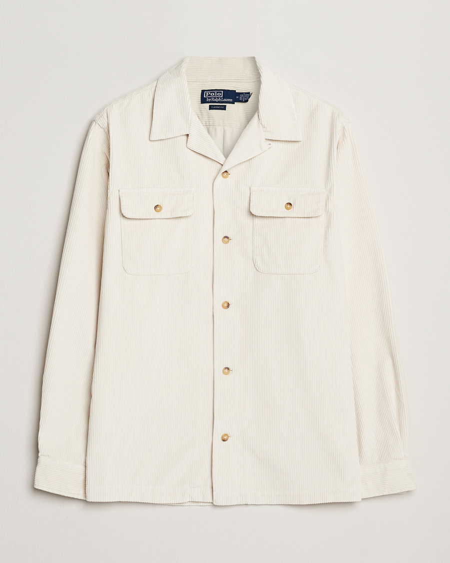 Mies | Kauluspaidat | Polo Ralph Lauren | Corduroy Western Shirt Antique Cream