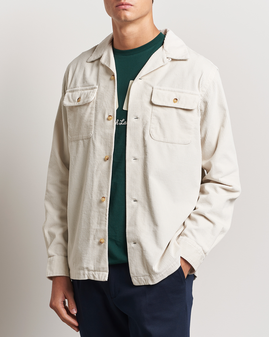 Mies | Kauluspaidat | Polo Ralph Lauren | Corduroy Western Shirt Antique Cream