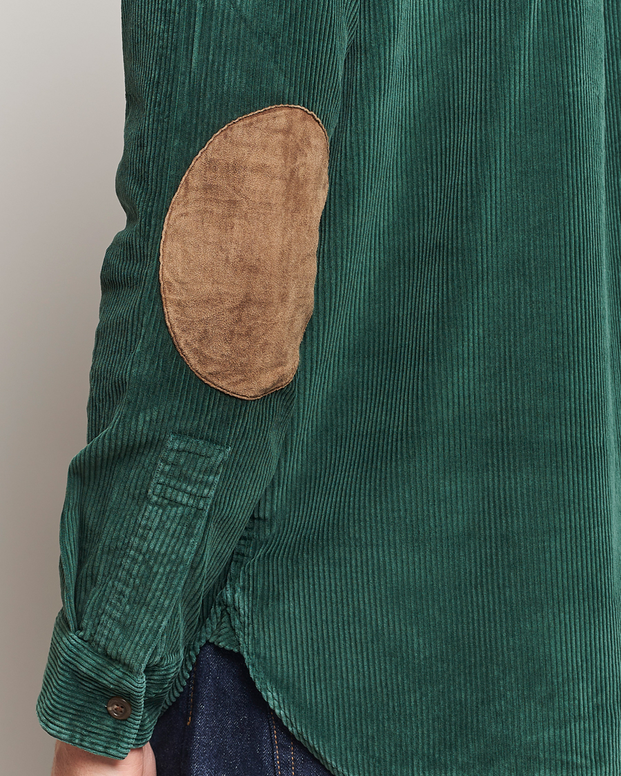 Mies | Kauluspaidat | Polo Ralph Lauren | Corduroy Patch Shirt Moss Agate