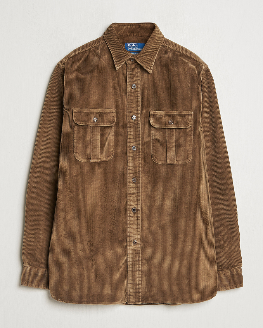 Mies | Kauluspaidat | Polo Ralph Lauren | Corduroy Patch Shirt York Brown