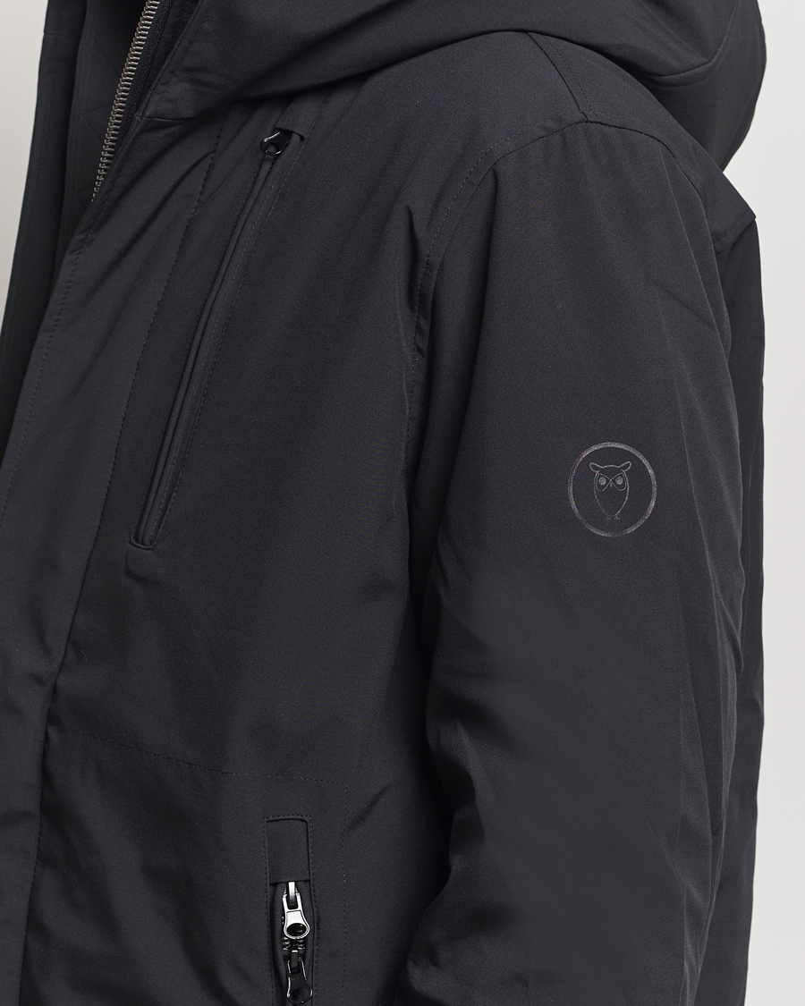 Mies | Takit | KnowledgeCotton Apparel | Climateshell Padded Jacket Black