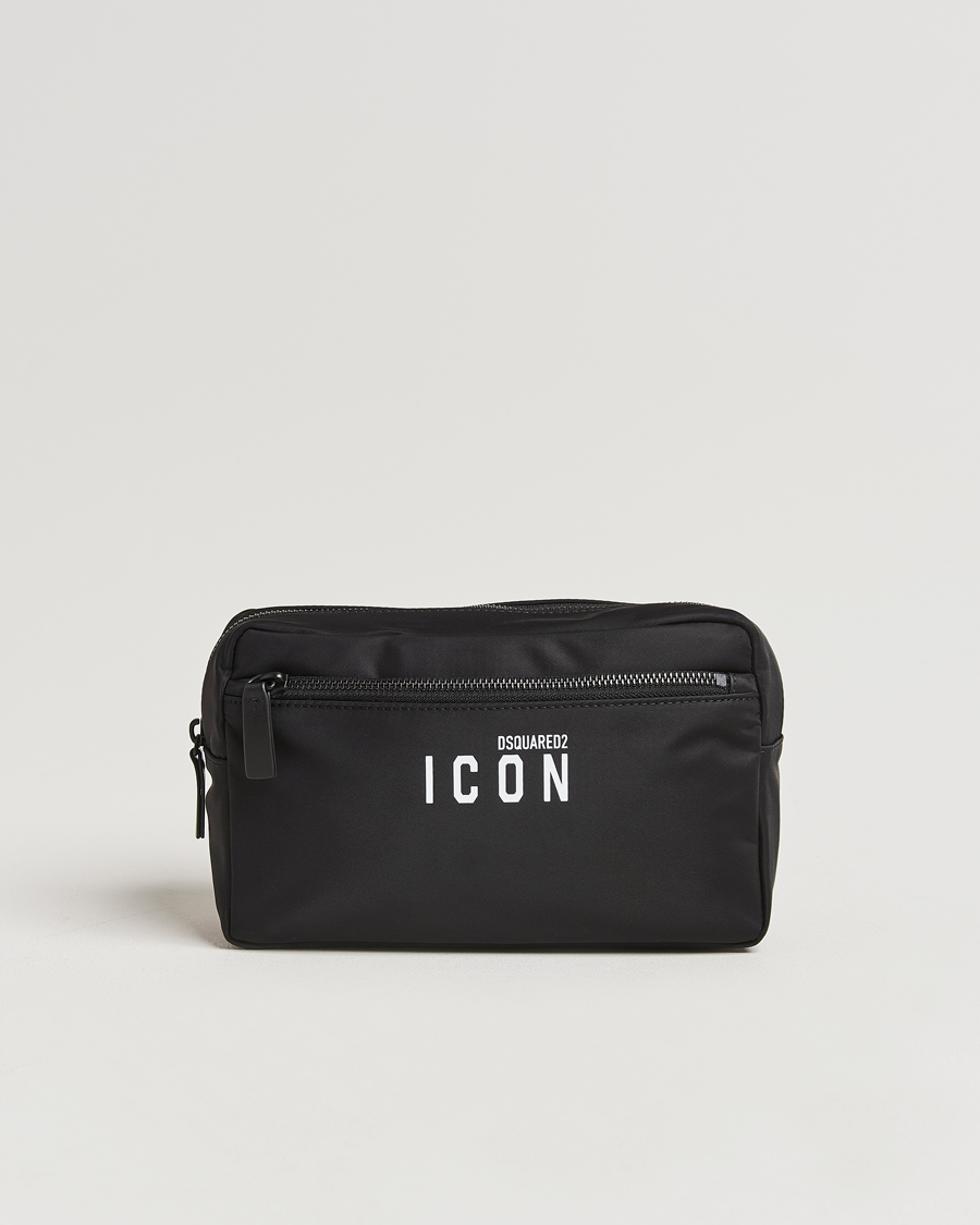 Mies | Dsquared2 Icon Washbag Black | Dsquared2 | Icon Washbag Black
