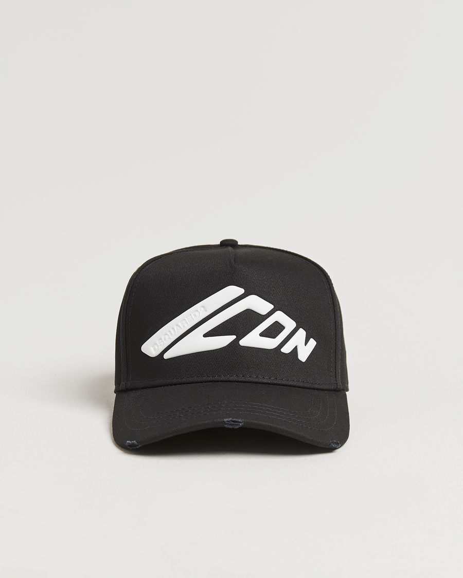 Mies | Dsquared2 Icon Evolution Baseball Cap Black/White | Dsquared2 | Icon Evolution Baseball Cap Black/White
