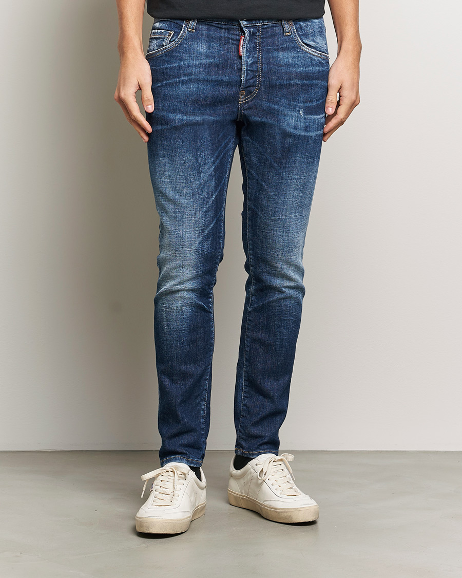 Mies | Farkut | Dsquared2 | Skater Jeans Medium Blue
